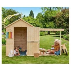 Cabaña Infantil De Madera Eugenie -Juguetería medias 3988