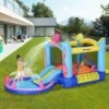 Castillo Hinchable Pulpo Con Tobogán 360 Cm Outsunny