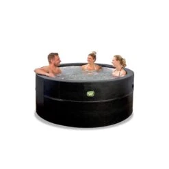 EXIT TOYS Exit - Spa De Jardín Jacuzzi Leather Premium Negro Para 4 Personas -Juguetería medias 4097