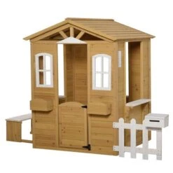 Outsunny - Casita Infantil De Exterior -Juguetería medias 4179