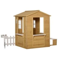 Outsunny - Casita Infantil De Exterior -Juguetería medias 4184