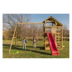 Parque Juegos Infantil De Madera Teide XL Con Columpio Doble 15 Parque Juegos Infantil De Madera Teide XL Con Columpio Doble -Juguetería medias 4323