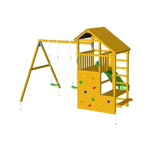 Parque Juegos Infantil De Madera Teide XL Con Columpio Doble 12 Parque Juegos Infantil De Madera Teide XL Con Columpio Doble - Imagen 10