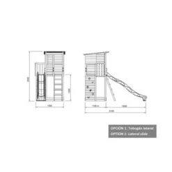 Parque Juegos Infantil De Madera Taga -Juguetería medias 4336