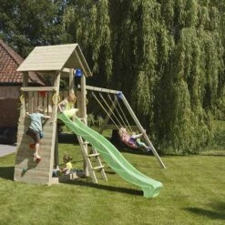 Parque Juegos Infantil De Madera Belvedere Con Columpio Doble 10 Parque Juegos Infantil De Madera Belvedere Con Columpio Doble -Juguetería medias 4340