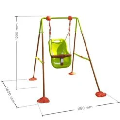 Soulet - Columpio De Metal Bebé -Juguetería medias 4365