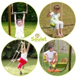 Soulet - Columpio De Madera Juliette -Juguetería medias 4384