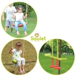 Soulet - Columpio De Acero Acier 1B1V -Juguetería medias 4399