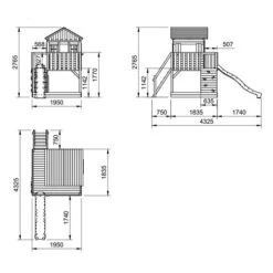 Parque Infantil De Madera Lollipop L -Juguetería medias 4449