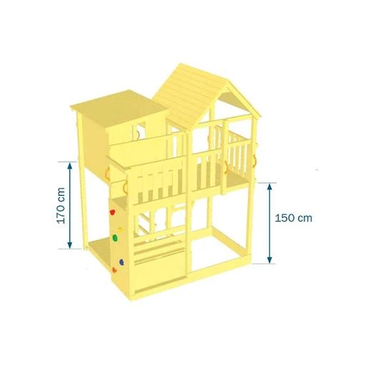 Parque Juegos Infantil De Madera Palazzo XL 7 Parque Juegos Infantil De Madera Palazzo XL - Imagen 5