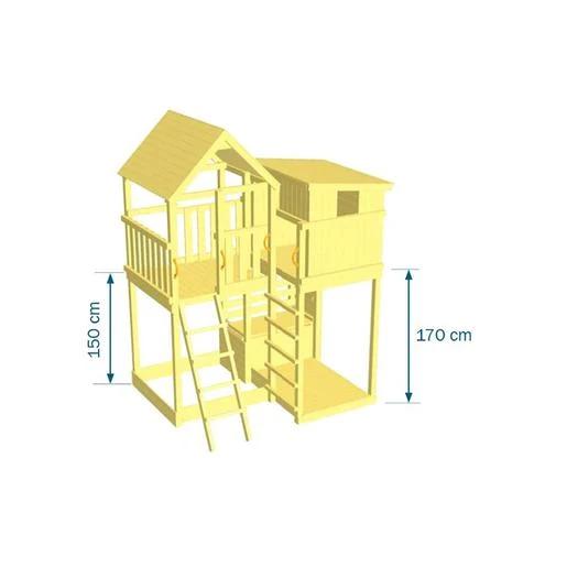 Parque Juegos Infantil De Madera Palazzo XL 8 Parque Juegos Infantil De Madera Palazzo XL - Imagen 6