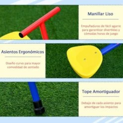 Outsunny - Balancín Giratorio 360° 180 Cm 17 Outsunny - Balancín Giratorio 360° 180 Cm -Juguetería medias 4623