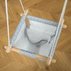 Outsunny - Columpio Para Bebés Azul -Juguetería medias 4637