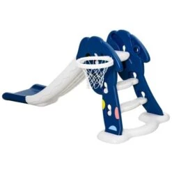 Homcom - Tobogán Infantil Jardín Con Canasta 17 Homcom - Tobogán Infantil Jardín Con Canasta -Juguetería medias 4673