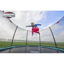 Cama Elástica Con Red Berg Champion Verde 380 11 Cama Elástica Con Red Berg Champion Verde 380 -Juguetería medias 4782