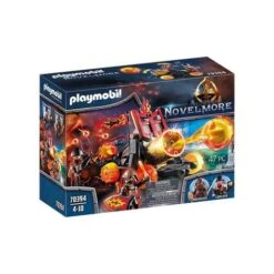 Playmobil - Catapulta De Lava De Los Bandidos De Burnham - 70134