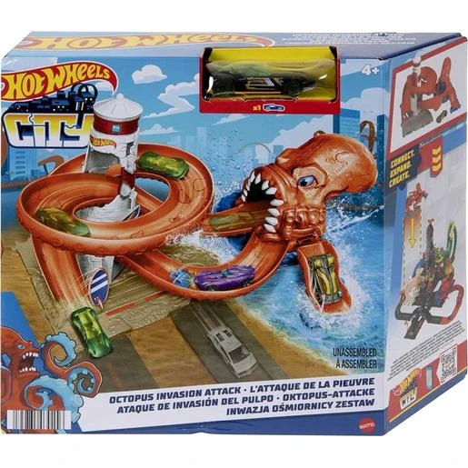 Mattel - Invasión De Pulpo En Ciudad Hot Wheels ㅤ 11 Mattel - Invasión De Pulpo En Ciudad Hot Wheels ㅤ - Imagen 9