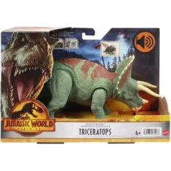 MATTEL Jurassic World - Triceratops Roar Strikers -Juguetería medias 5432
