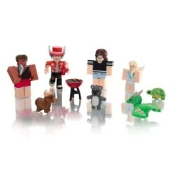 Toy Partner - Roblox Playset Multipack Figuras X 4 Backyard BBQ ㅤ -Juguetería medias 5448