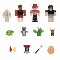 Toy Partner - Roblox Playset Multipack Figuras X 4 Backyard BBQ ㅤ -Juguetería medias 5449