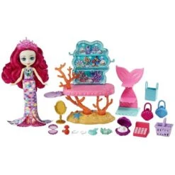 Barbie Enchantimals - Muñeca Con Tienda Y Accesorios - Royal Ocean Kingdom