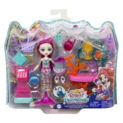 Barbie Enchantimals - Muñeca Con Tienda Y Accesorios - Royal Ocean Kingdom -Juguetería medias 5464