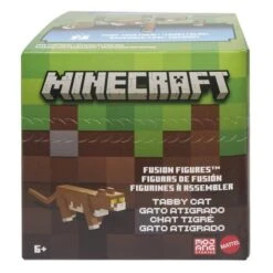 MATTEL Minecraft - Gato Atigrado - Figura De Fusión -Juguetería medias 5517