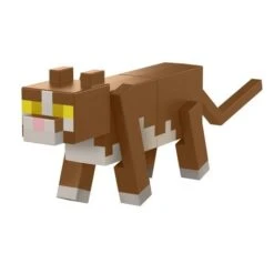 MATTEL Minecraft - Gato Atigrado - Figura De Fusión -Juguetería medias 5519