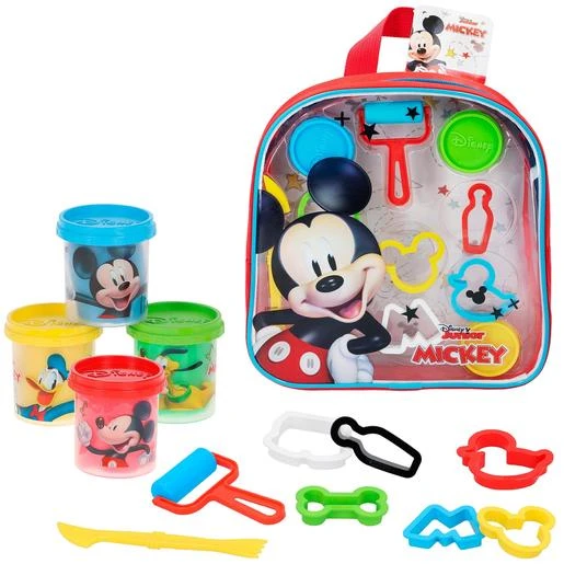 Mickey Mouse - Kit Mochila Con Plastilina 3 Mickey Mouse - Kit Mochila Con Plastilina