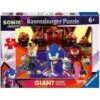 Ravensburger - Puzzle Gigante De Suelo Colección Sonic De 125 Piezas ㅤ -Juguetería medias 5593