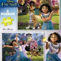 Educa Borrás - Disney - 2 Puzzles De Encanto 100 Piezas -Juguetería medias 5603