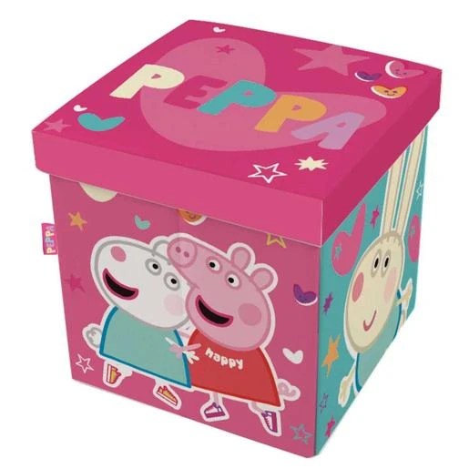 Peppa Pig - Asiento Plegable Guardatodo Textil Cuadrado 30x30x30cm Peppa Pig ㅤ 5 Peppa Pig - Asiento Plegable Guardatodo Textil Cuadrado 30x30x30cm Peppa Pig ㅤ - Imagen 3