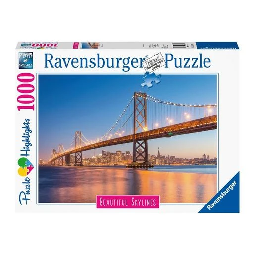 Ravensburger - Puzzle 1000 Piezas Puente San Francisco 3 Ravensburger - Puzzle 1000 Piezas Puente San Francisco
