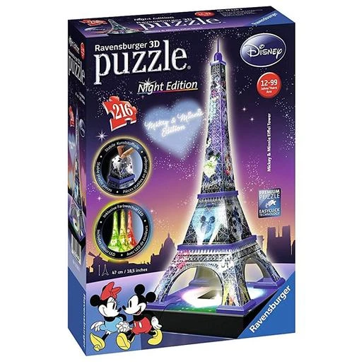 Ravensburger - Puzzle Torre Eiffel Disney Night Edition 3 Ravensburger - Puzzle Torre Eiffel Disney Night Edition