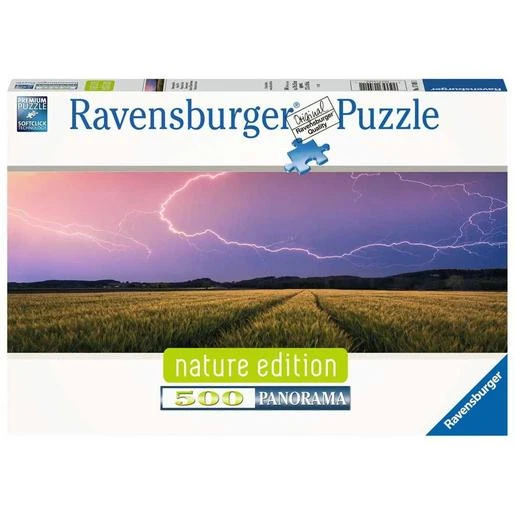 Ravensburger - Puzzle Panorama Paisaje Tormenta Veraniega, 500 Piezas ㅤ 3 Ravensburger - Puzzle Panorama Paisaje Tormenta Veraniega, 500 Piezas ㅤ