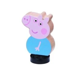 Bandai Peppa Pig - Pack 4 Figuras De Madera -Juguetería medias 638