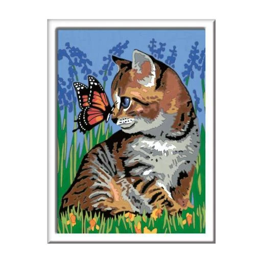 Ravensburger - Gatito Y Mariposa CreArt 4 Ravensburger - Gatito Y Mariposa CreArt - Imagen 2