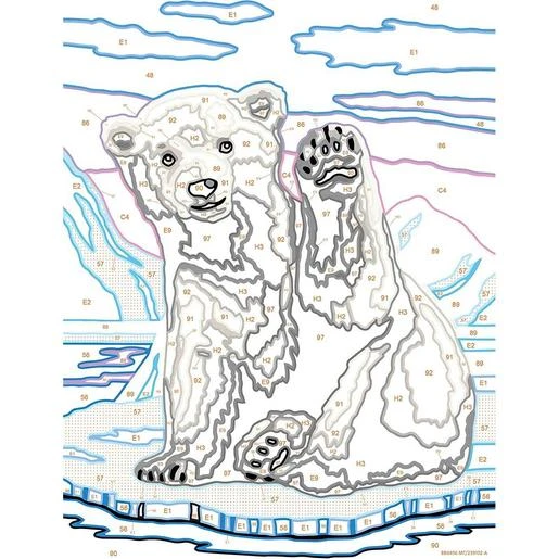 Ravensburger - Kit De Pintura Pintar Por Números: Oso Polar Y Juego Creativo ㅤ 6 Ravensburger - Kit De Pintura Pintar Por Números: Oso Polar Y Juego Creativo ㅤ - Imagen 4