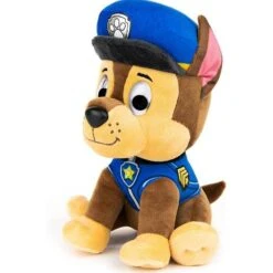 Paw Patrol Patrulla Canina - Chase - Peluche 23 Cm -Juguetería medias 737