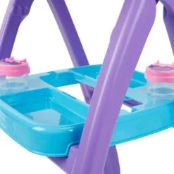 Pizarra Rosa De Doble Cara Con Bandeja -Juguetería medias 83