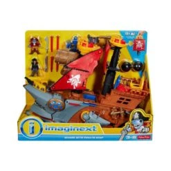 Fisher Price - Imaginext - Barco Pirata Tiburón -Juguetería medias 932