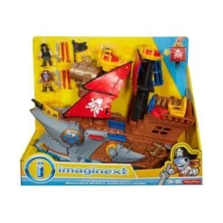 Fisher Price - Imaginext - Barco Pirata Tiburón -Juguetería medias 933